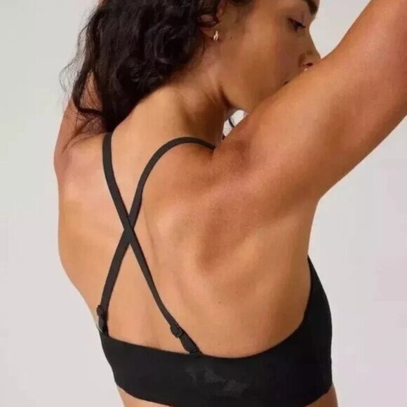 Athleta Ritual Lace Adjustable Bra size L Black - Picture 3 of 5
